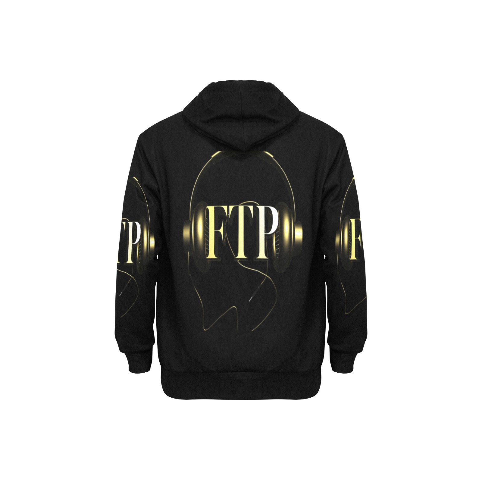 Men's Long Sleeve Fleece Hoodie (H55) - Image 4