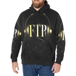 Men's Long Sleeve Fleece Hoodie (H55)