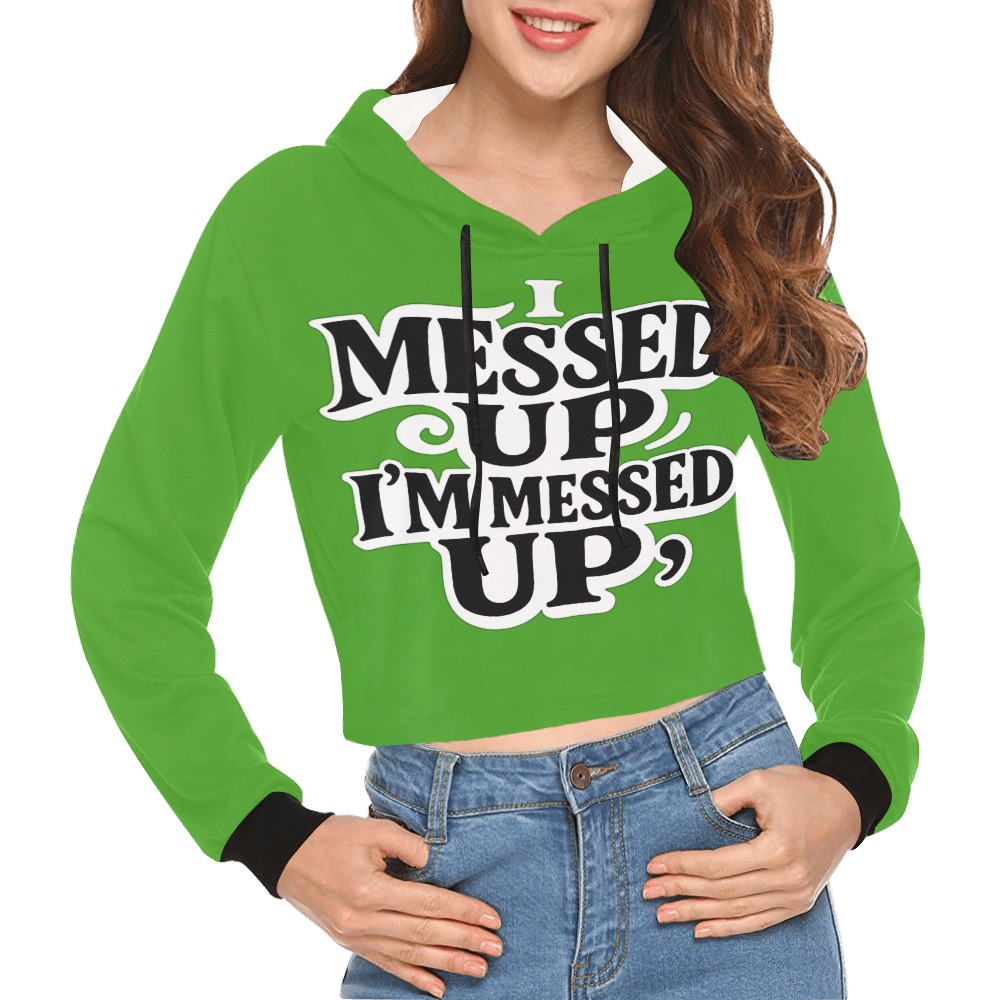 Women's I Messed Up Cropped Hoodie - Image 25