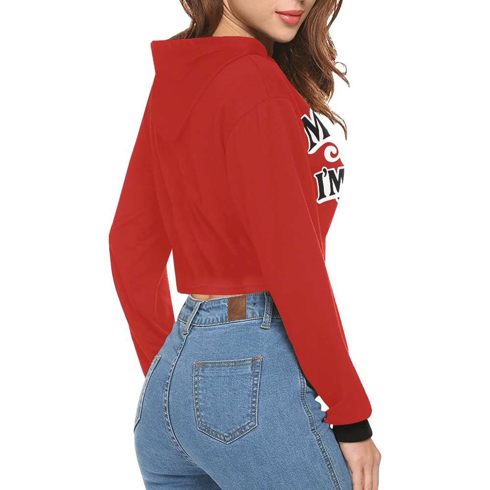 Women's I Messed Up Cropped Hoodie - Image 6