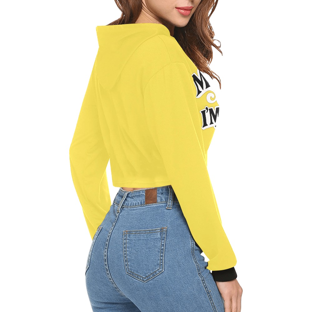 Women's I Messed Up Cropped Hoodie - Image 15