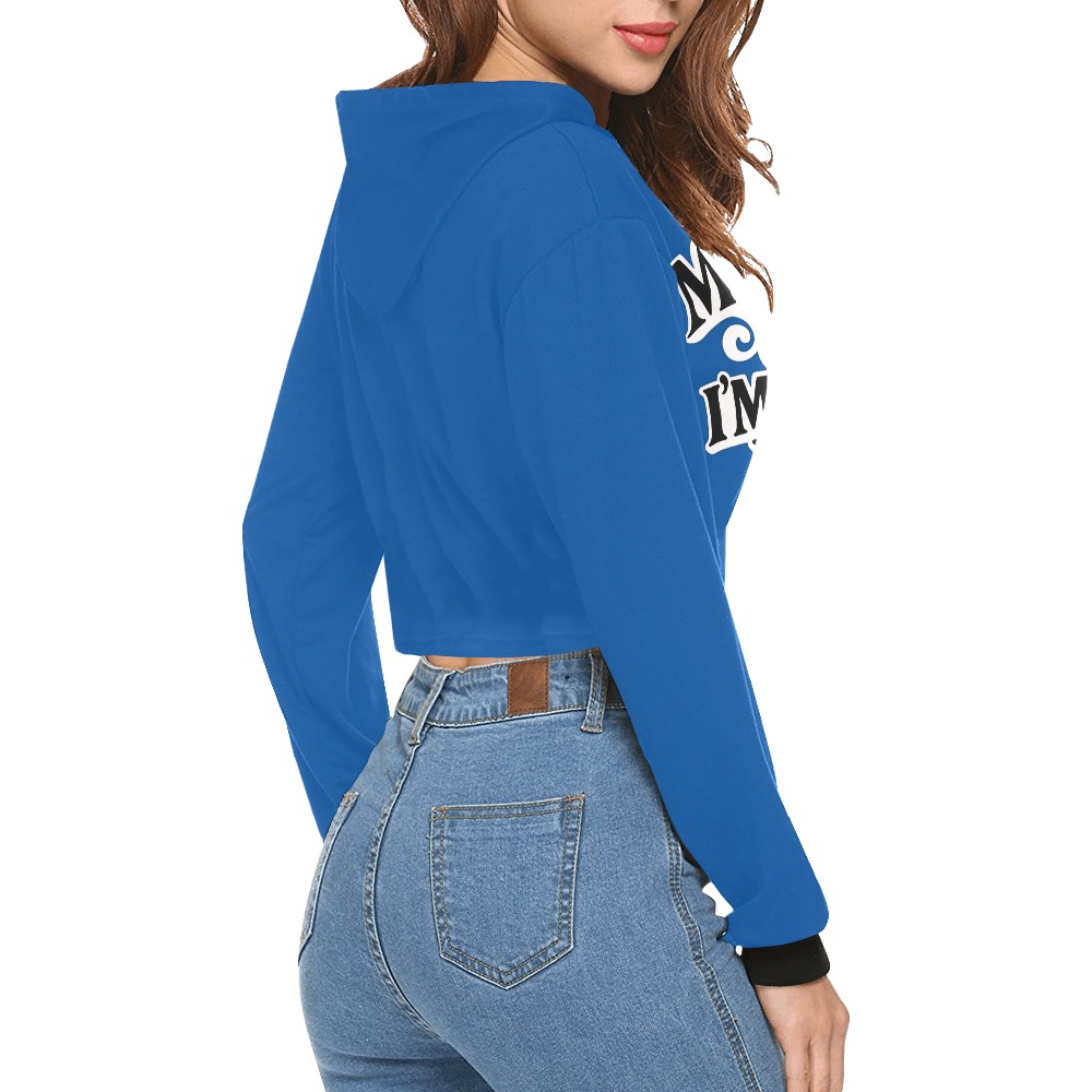 Women's I Messed Up Cropped Hoodie - Image 21