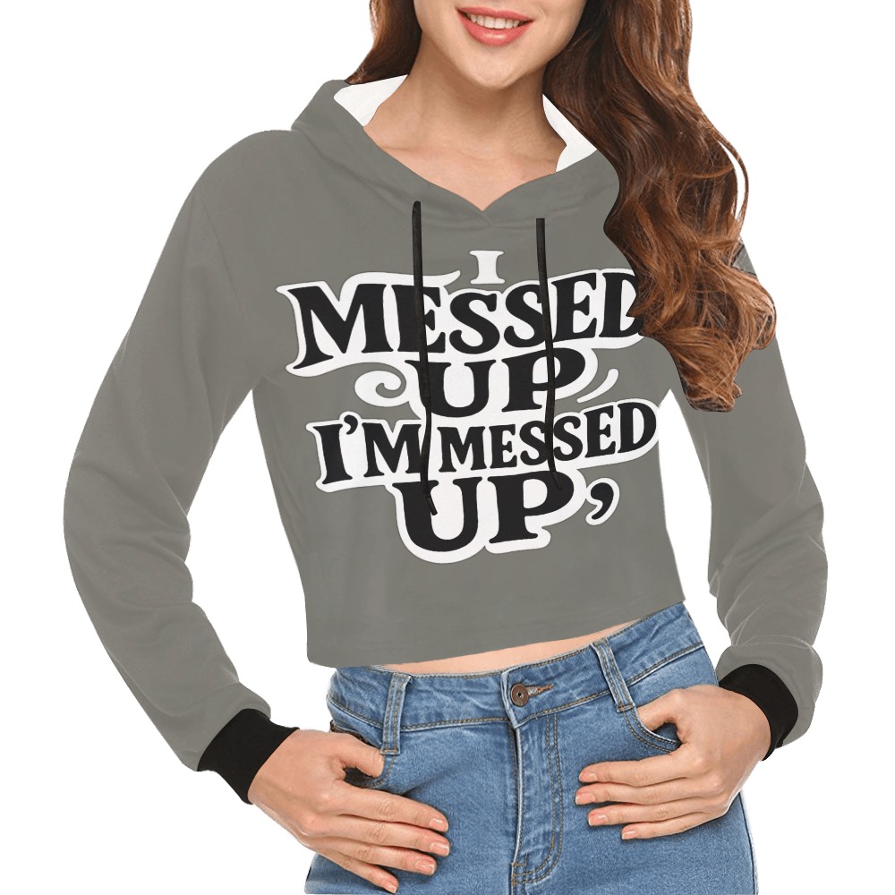 Women's I Messed Up Cropped Hoodie - Image 16