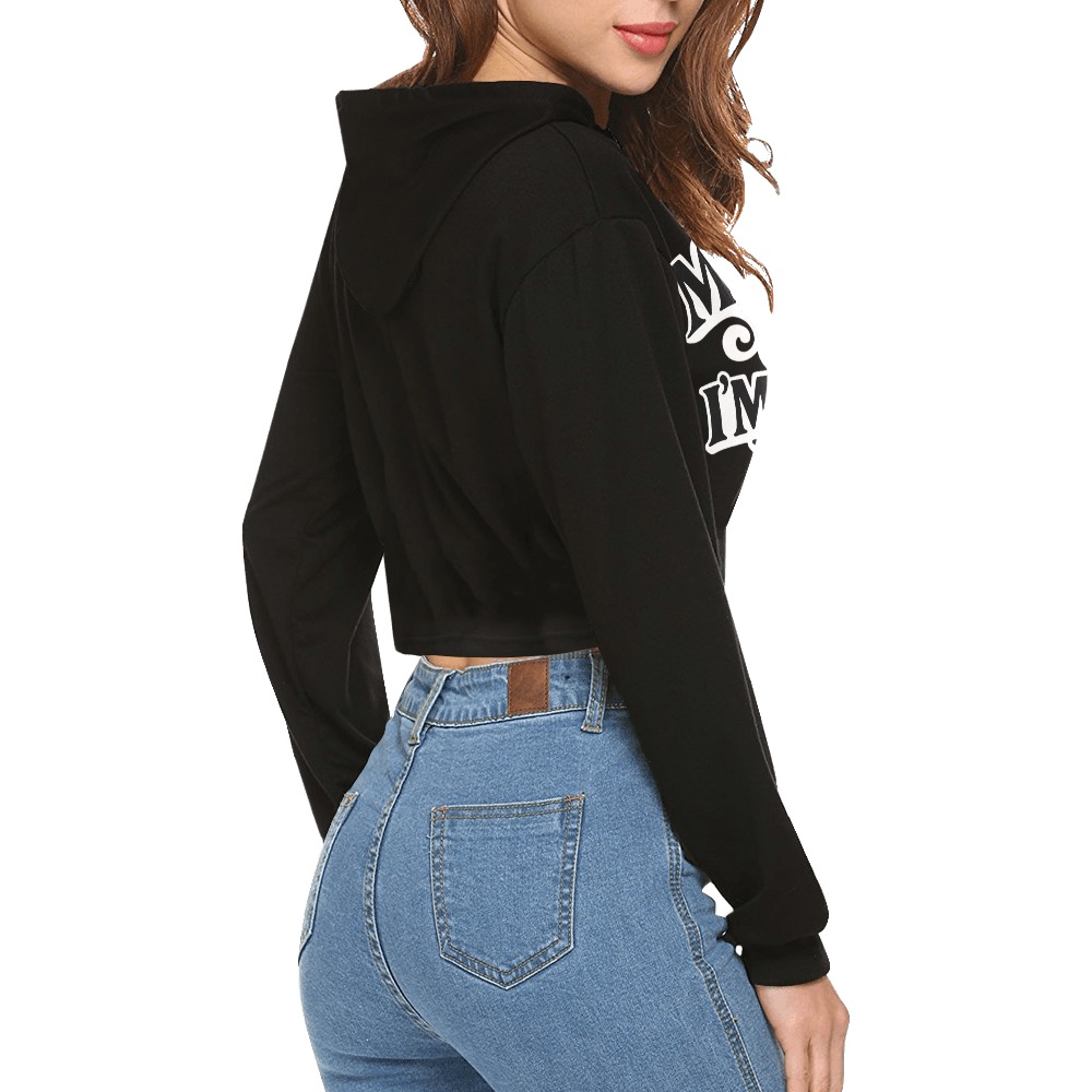 Women's I Messed Up Cropped Hoodie - Image 3