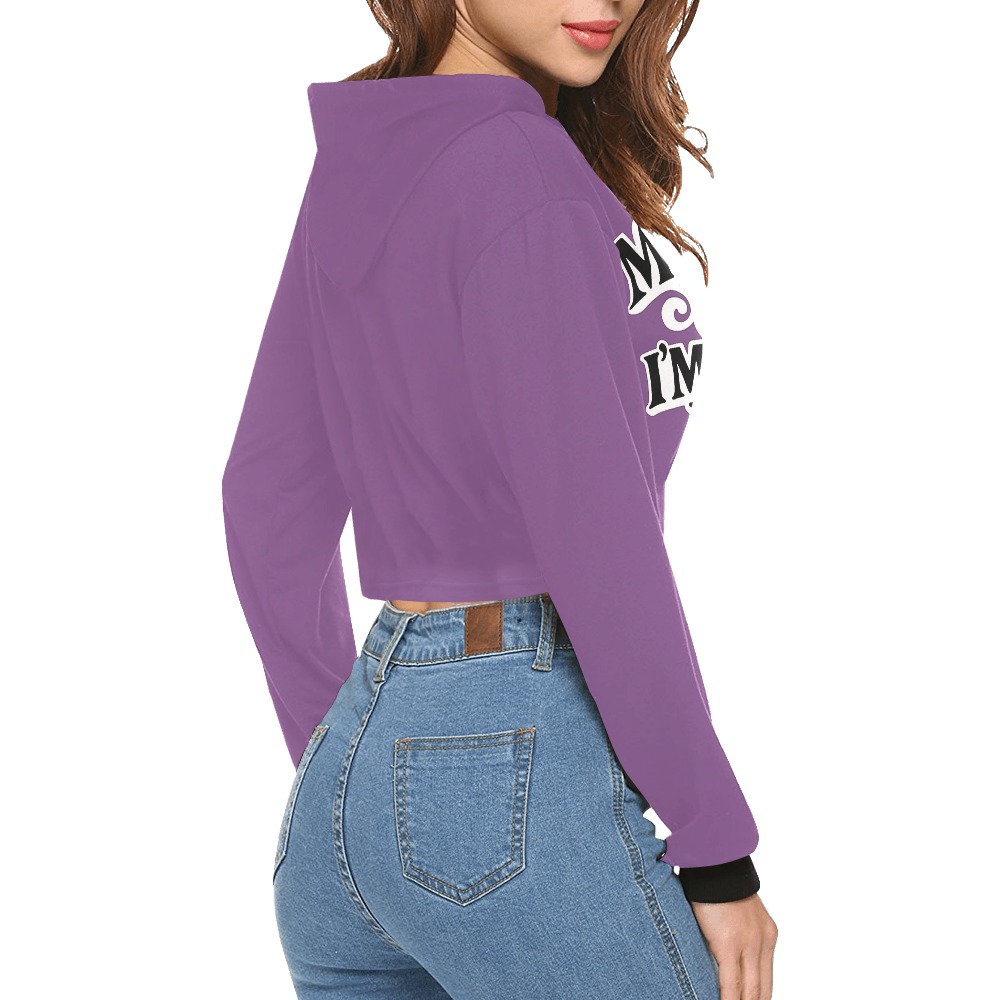 Women's I Messed Up Cropped Hoodie - Image 12